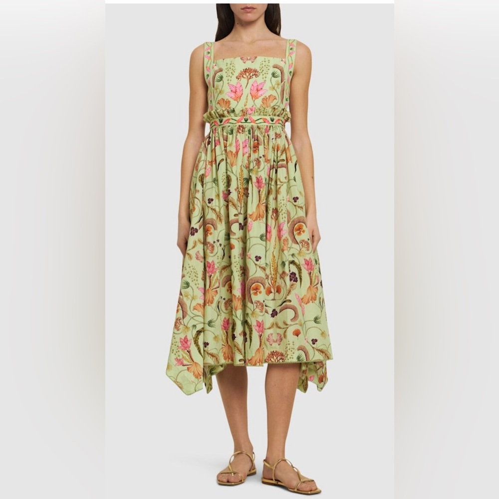 Lunatus Habitat cotton midi dress